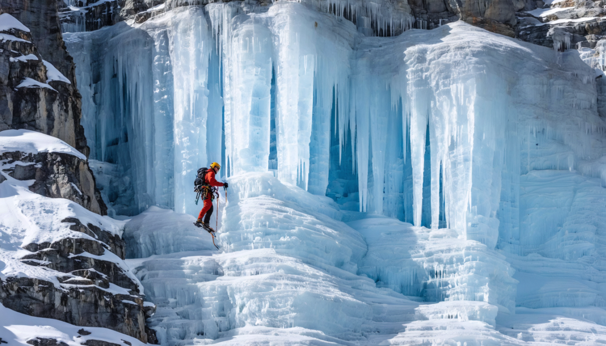 découvrez les « ice flutes » en alpinisme : apprenez comment elles se forment et maîtrisez les techniques essentielles pour les escalader en toute sécurité.