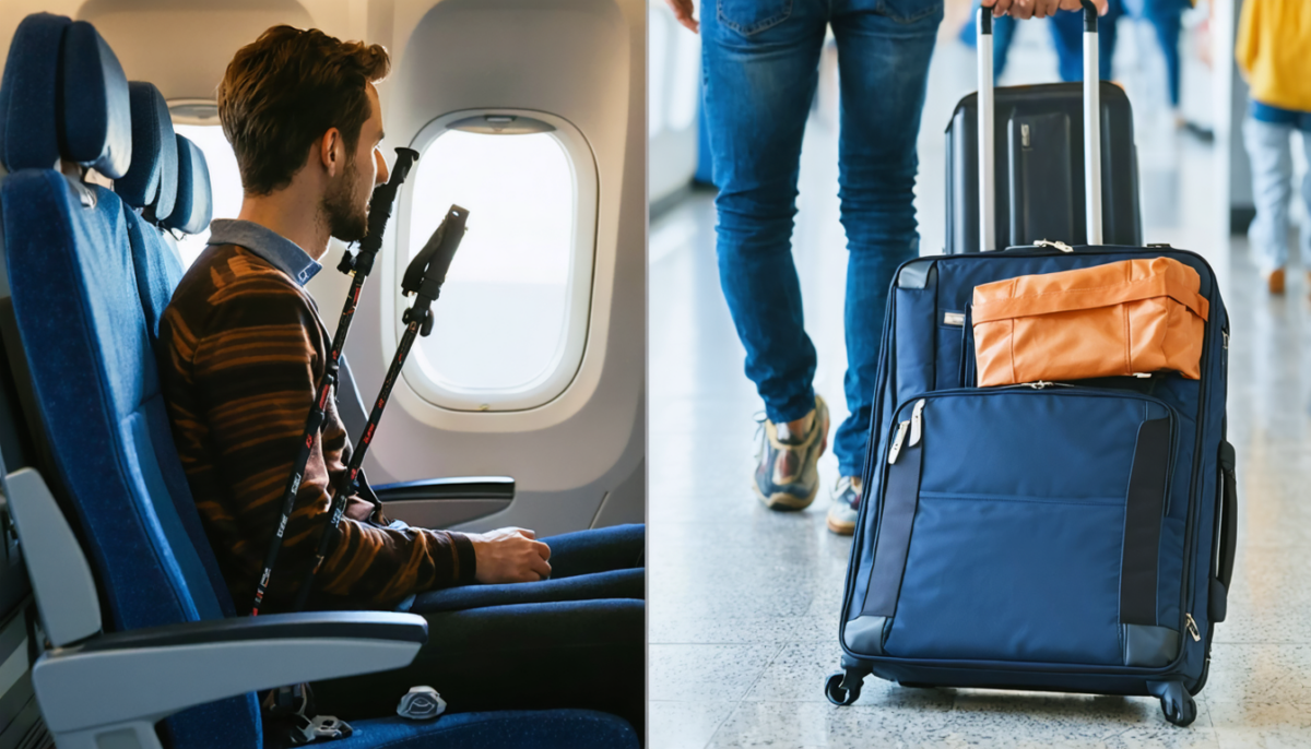 découvrez les règles essentielles pour voyager en avion avec des bâtons de randonnée, que ce soit en cabine ou en soute, afin de préparer sereinement votre voyage.