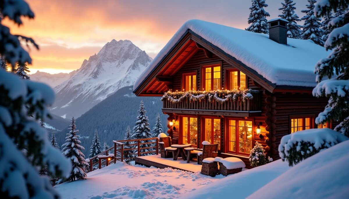 Réveillon en altitude : comment choisir le logement idéal pour vos fêtes à la montagne