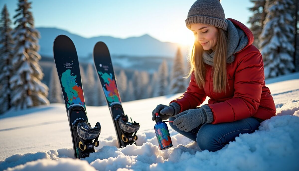 Peindre ses skis : astuce ingénieuse ou défi insurmontable ?